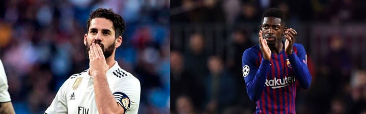 ¿Quién tiene un problema mayor: El Real Madrid con Isco o el Barça con Dembelé?