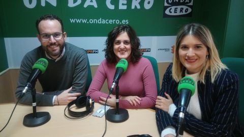 H&eacute;ctor D&iacute;ez (PSOE), Erika S&aacute;nchez (PP) y Eva Crisol (Ciudadanos)
