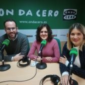 Héctor Díez (PSOE), Erika Sánchez (PP) y Eva Crisol (Ciudadanos)