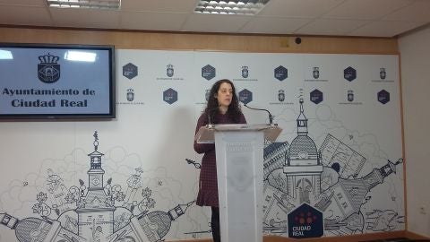 Sara Mart&iacute;nez, portavoz del equipo de Gobierno del Ayuntamiento