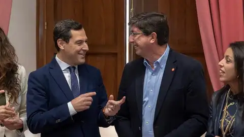 Juanma Moreno y Juan Marín Juanma Moreno y Juan Marín