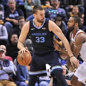Marc Gasol, en acción ante los Cavaliers Marc Gasol, en acción ante los Cavaliers