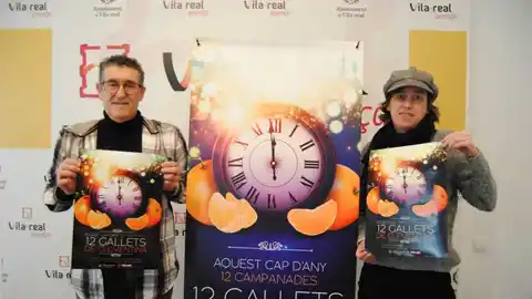 El regidor d´Agricultura Josep Pasqual Sancho i Inma Pitarch organitzadora de l´esdeveniment. Durant el cap de setmana es preveuen activitats per animar als veïns que acomiaden l´any prenen el producte local.