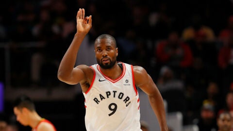 Serge Ibaka, con los Raptors