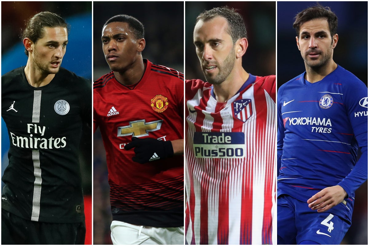 Filipe, Martial, Cesc, Godín, Rabiot, Mata... ojo a los grandes jugadores que quedan libres en 2019 Filipe, Martial, Cesc, Godín, Rabiot, Mata... ojo a los grandes jugadores que quedan libres en 2019