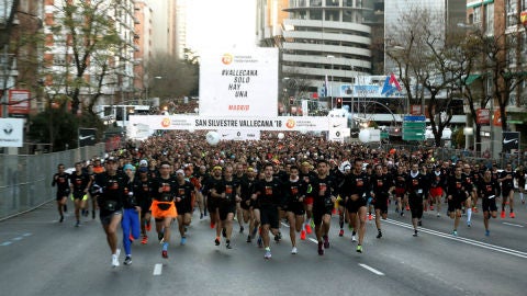 Salida de la carrera popular de la San Silvestre