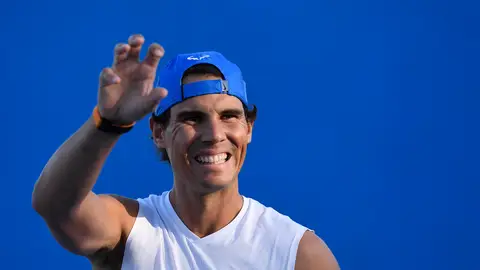 Rafa Nadal, en Brisbane Rafa Nadal, en Brisbane