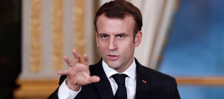 Macron en una imagen de archivo Macron en una imagen de archivo