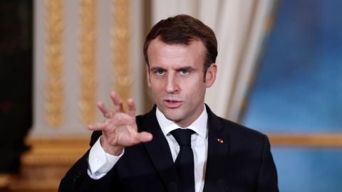 Macron en una imagen de archivo