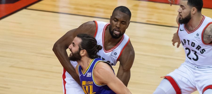 Ricky Rubio ante Ibaka Ricky Rubio ante Ibaka