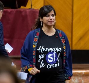 La líder de Adelante Andalucía, Teresa Rodríguez La líder de Adelante Andalucía, Teresa Rodríguez