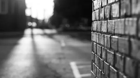Imagen de una pared en blanco y negro Imagen de una pared en blanco y negro