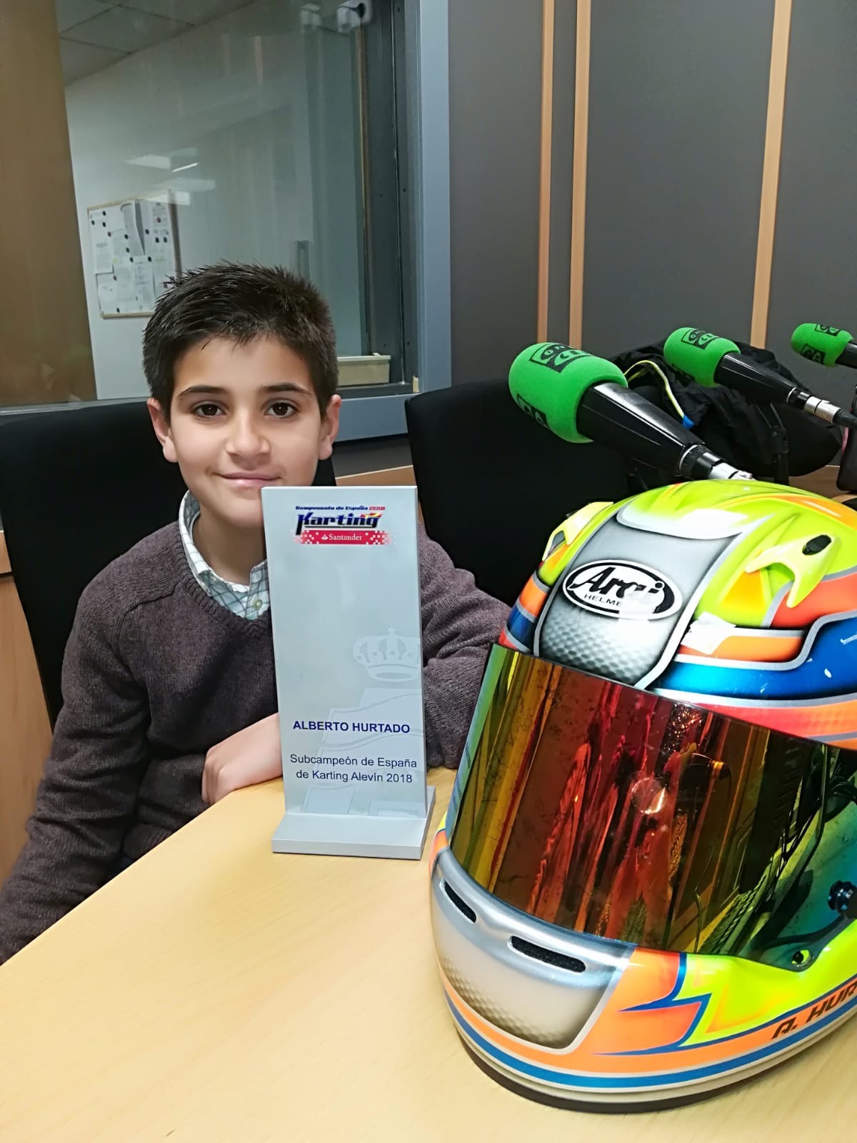Charlamos con la joven promesa del Karting, Alberto Hurtado Charlamos con la joven promesa del Karting, Alberto Hurtado