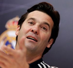 Solari, en rueda de prensa Solari, en rueda de prensa