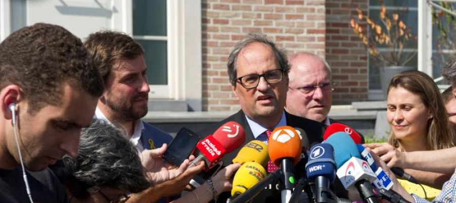El presidente de la Generalitat, Quim Torra El presidente de la Generalitat, Quim Torra