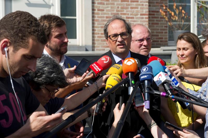 Quim Torra: "Jamás depondrán a ningún Govern con el 155, no nos rendiremos" Quim Torra: "Jamás depondrán a ningún Govern con el 155, no nos rendiremos"