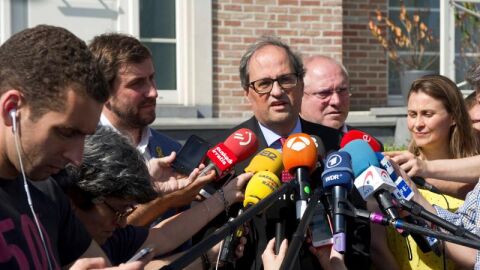 El presidente de la Generalitat, Quim Torra