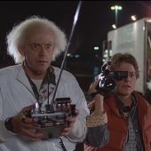 Christopher Lloyd y Michael J. Fox en 'Regreso al Futuro'