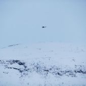 Un helicóptero de rescate busca a los cuatro esquiadores desaparecidos en Noruega