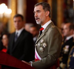 El Rey Felipe VI durante su discurso en la Pascua Militar El Rey Felipe VI durante su discurso en la Pascua Militar