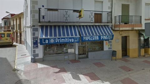 Papeler&iacute;a de Almad&eacute;n donde se vendi&oacute; un d&eacute;cimo del segundo premio
