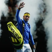 Rafa Nadal, antes del partido Rafa Nadal, antes del partido
