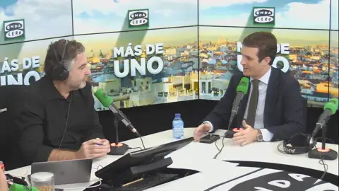 VÍDEO de la entrevista completa a Pablo Casado en Más de uno VÍDEO de la entrevista completa a Pablo Casado en Más de uno