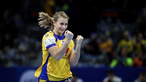 Isabelle Gullden, durante un partido