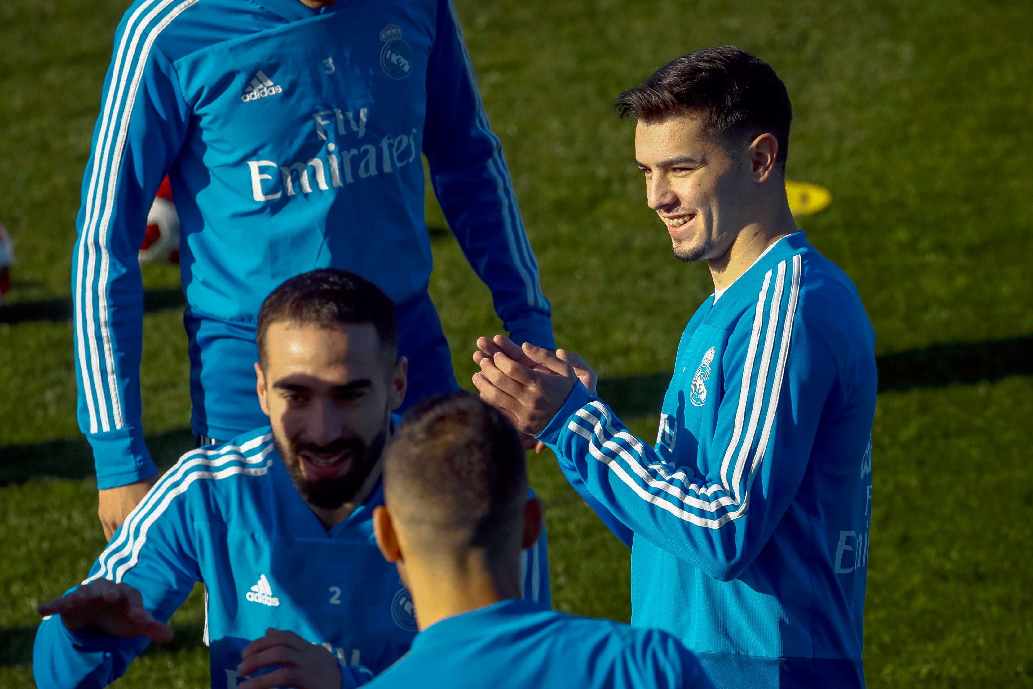 Brahim completa su primer entrenamiento a las órdenes de Solari Brahim completa su primer entrenamiento a las órdenes de Solari