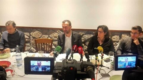 El alcalde de Elche en la comparecencia ante los medios de comunicaci&oacute;n 