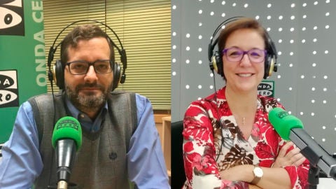 Luis Jaraba, desde Murcia y Carmen Recio, desde Madrid, participantes en el concurso de espa&ntilde;ol&iacute;a 