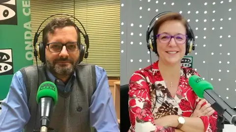 Luis Jaraba, desde Murcia y Carmen Recio, desde Madrid, participantes en el concurso de españolía Luis Jaraba, desde Murcia y Carmen Recio, desde Madrid, participantes en el concurso de españolía