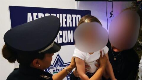 Rescatan en el aeropuerto de Canc&uacute;n a una menor espa&ntilde;ola secuestrada en Tulum