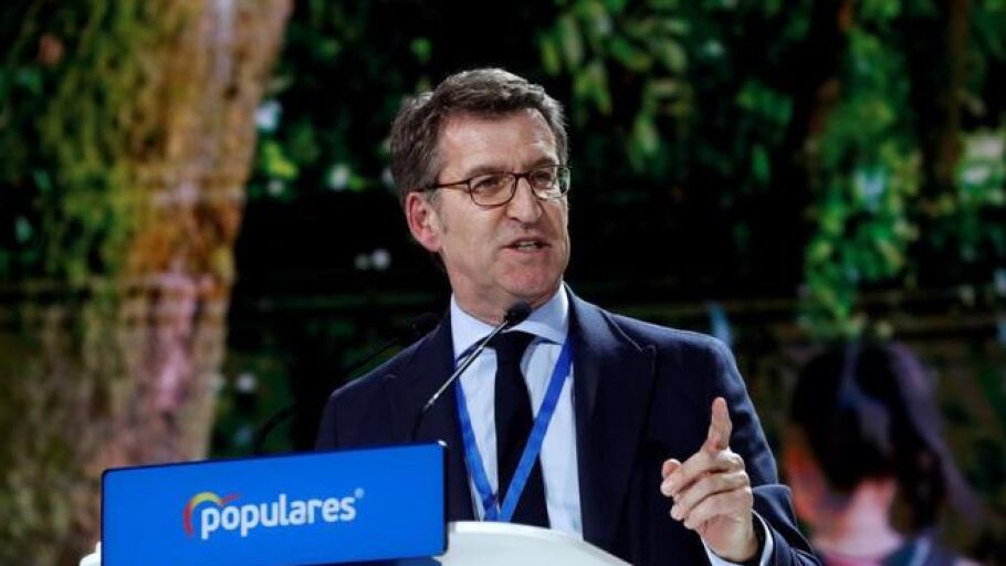 El presidente de la Xunta de Galicia, Alberto N&uacute;&ntilde;ez Feij&oacute;o, en la Convenci&oacute;n Nacional del PP
