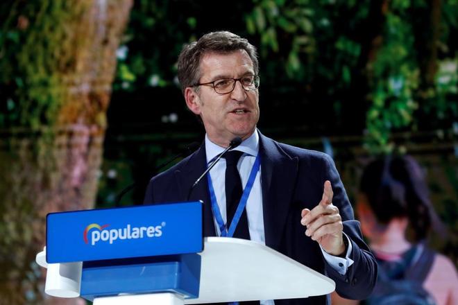 Alberto Núñez Feijóo: "Es más importante un pacto para que gobierne la lista más votada que reformar la Constitución" Alberto Núñez Feijóo: "Es más importante un pacto para que gobierne la lista más votada que reformar la Constitución"