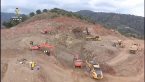 Estas son las im&aacute;genes a&eacute;reas del espectacular rescate del peque&ntilde;o Julen en Total&aacute;n