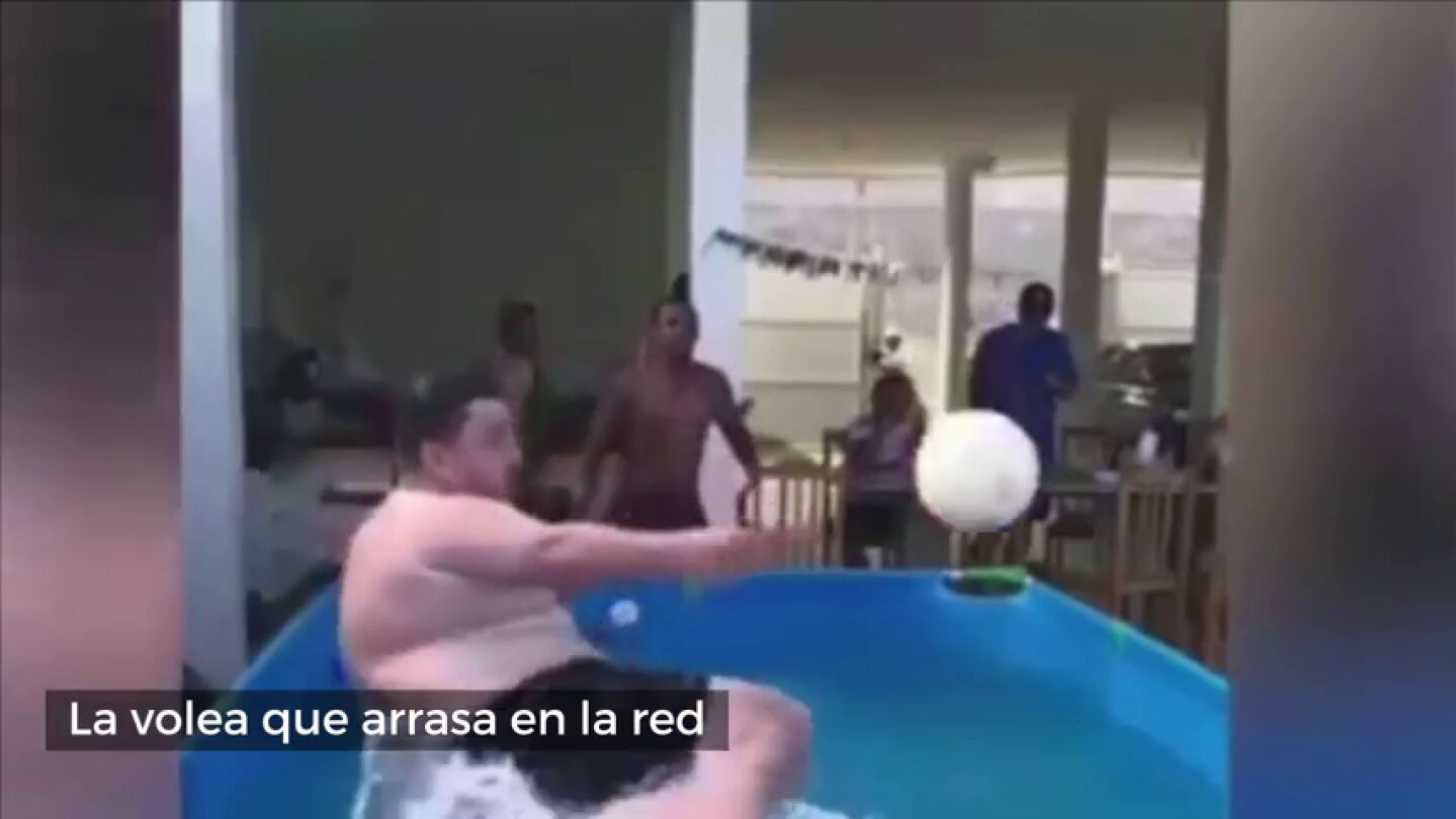 M&aacute;s punter&iacute;a imposible: esta volea arrasa en las redes sociales... con un final que no esperaban