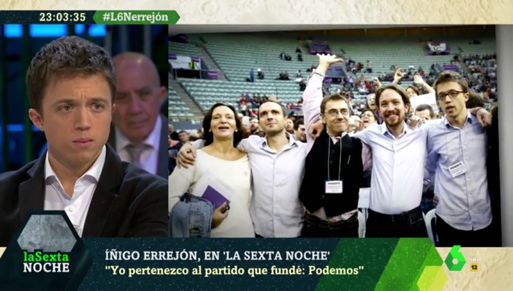 El titular que le da Íñigo Errejón a esta imagen de los fundadores de Podemos: ya sólo queda Pablo Iglesias
