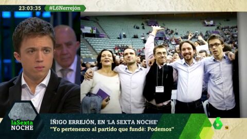 El titular que le da &Iacute;&ntilde;igo Errej&oacute;n a esta imagen de los fundadores de Podemos: ya s&oacute;lo queda Pablo Iglesias