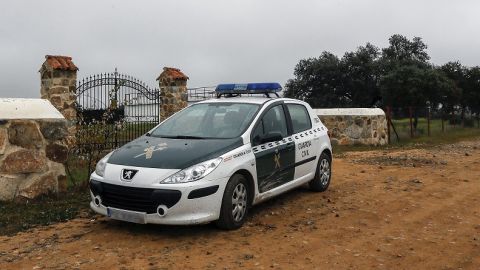 Un coche de la Guardia Civil
