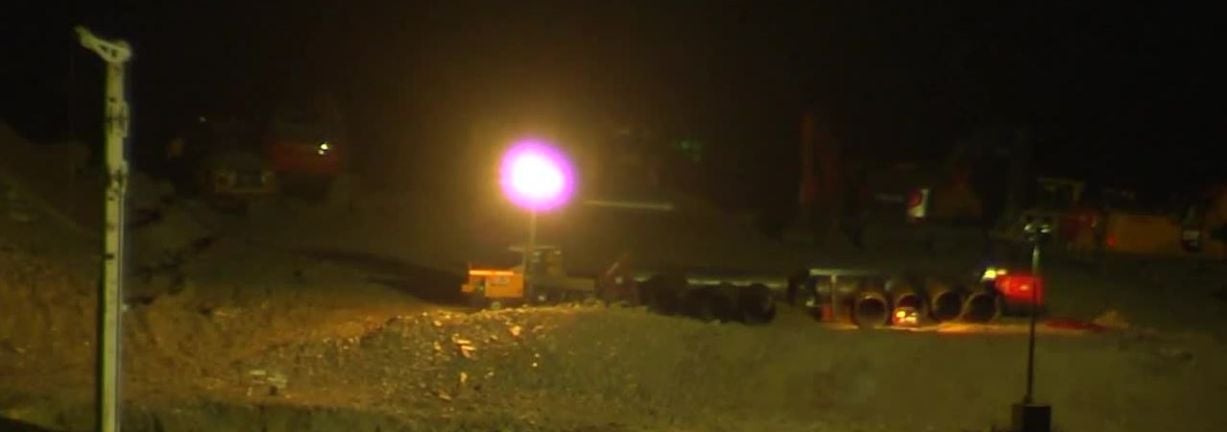 Una roca a los 20 metros trae problemas en el rescate de Julen Una roca a los 20 metros trae problemas en el rescate de Julen