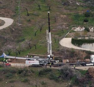 Trabajos de rescate de Julen en Totalán Trabajos de rescate de Julen en Totalán