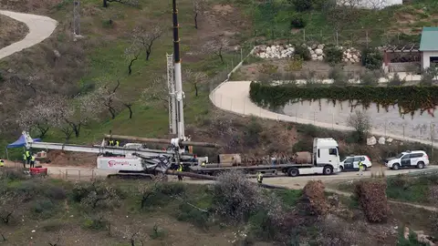 Trabajos de rescate de Julen en Totalán Trabajos de rescate de Julen en Totalán