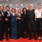 Equipo de 'El Reino' en los Premios Feroz 2019