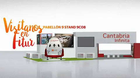 Pabellón de Cantabria en FITUR 2019 Con el lema 'De Cantabria a Marte'