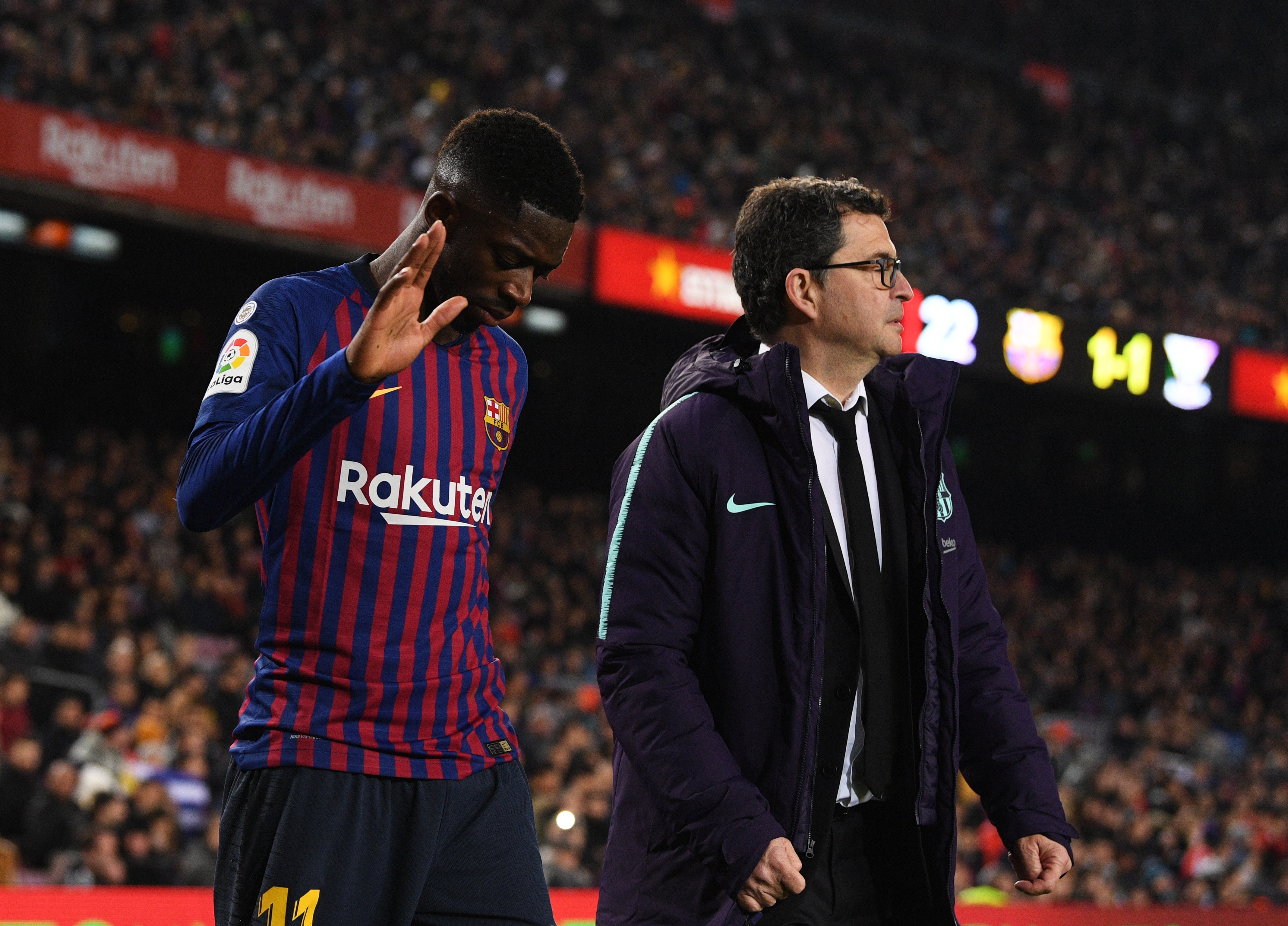 Dembelé, baja ante el Liverpool: sufre una lesión en el bíceps femoral y podría decir adiós a la temporada Dembelé, baja ante el Liverpool: sufre una lesión en el bíceps femoral y podría decir adiós a la temporada