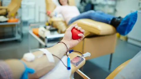 Imagen de un donante de sangre (Archivo) Imagen de un donante de sangre (Archivo)