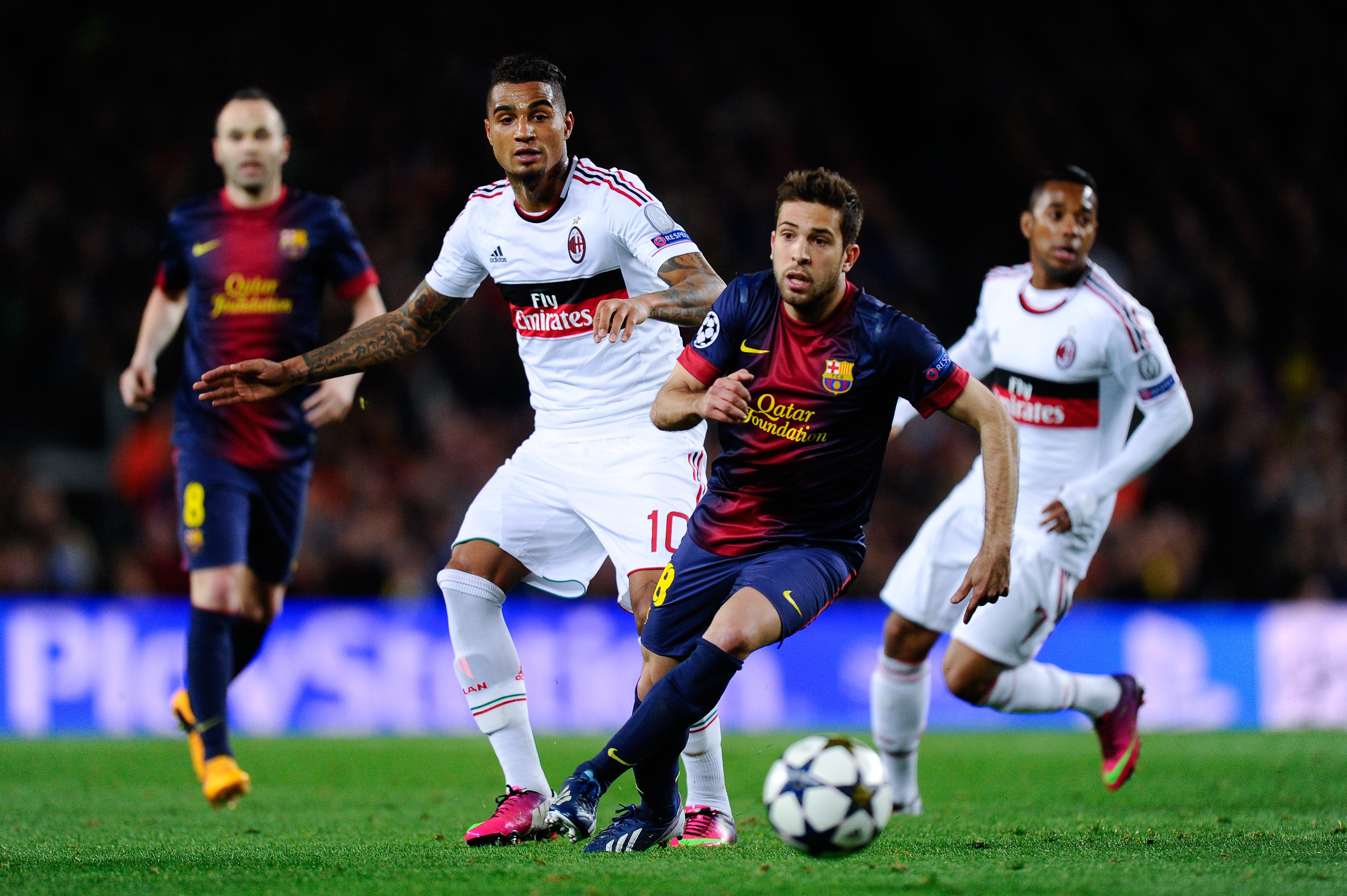 Kevin-Prince Boateng, a punto de llegar cedido al Barcelona Kevin-Prince Boateng, a punto de llegar cedido al Barcelona