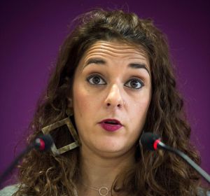 La portavoz de Podemos, Noelia Vera La portavoz de Podemos, Noelia Vera