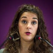 La portavoz de Podemos, Noelia Vera